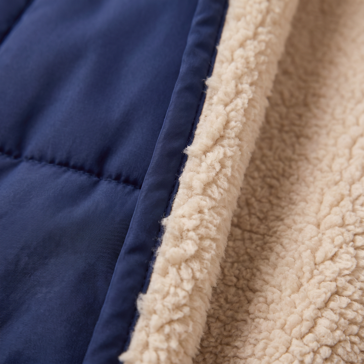 Borga | Longline Puffer Coat – Reversible Design for Women