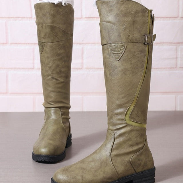 Madeleine | Women's Vegan Leather Riding Boots