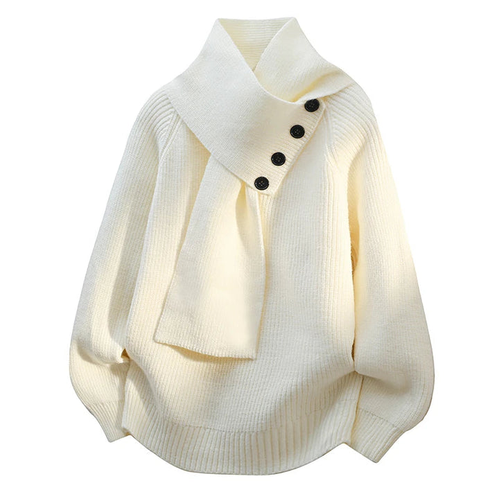 Seraphine | Maglione elegante da donna con collo a sciarpa