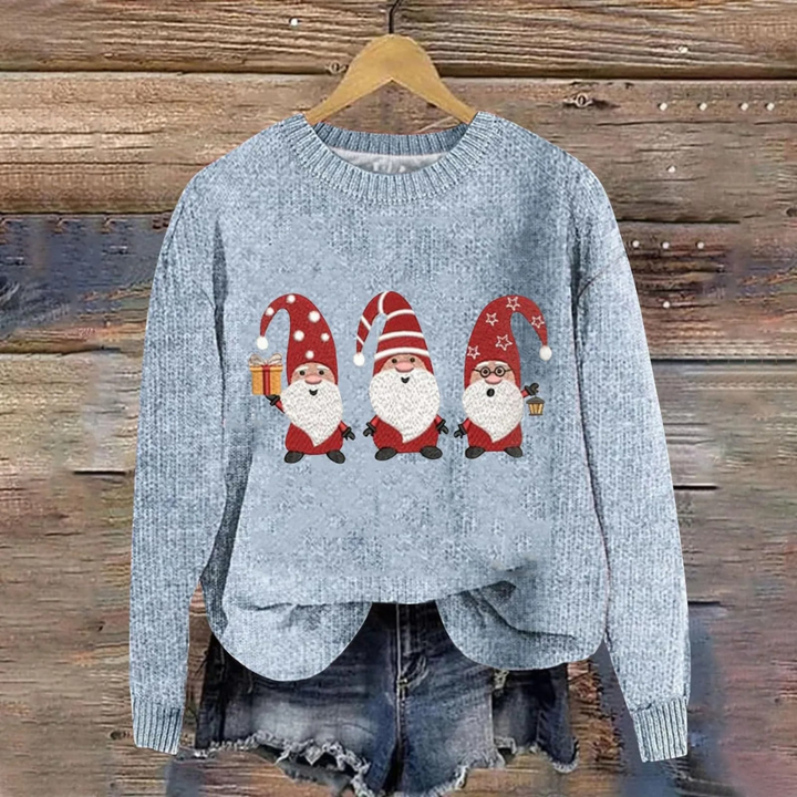 Angelika | Christmas Sweater with Santa Design for Everyone