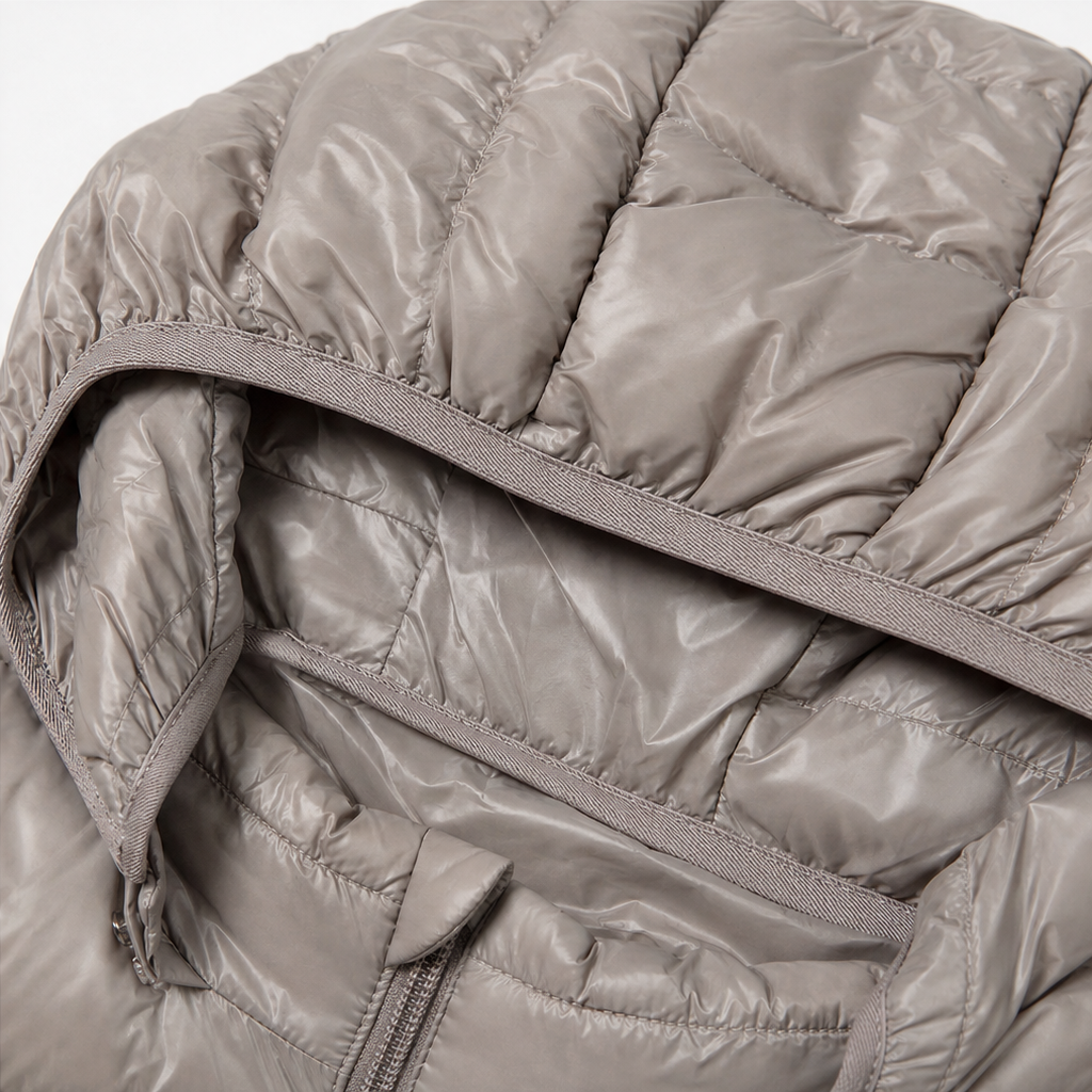 Veluna | Long Puffer Coat – Quilted Warmth for Women