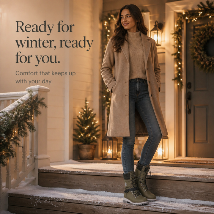 Snowlina | Knee-High Snow Boots – Adjustable Insulated Style