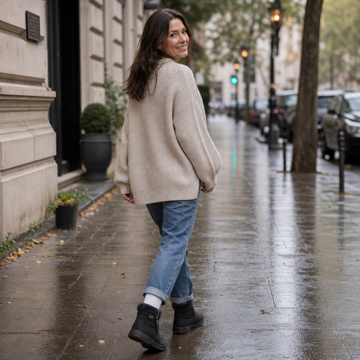 Lunavia | Ankle Boots – Plush-Lined Water-Repellent Style for Women