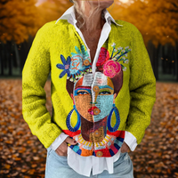 Odette | Strickjacke mit künstlerischem Muster