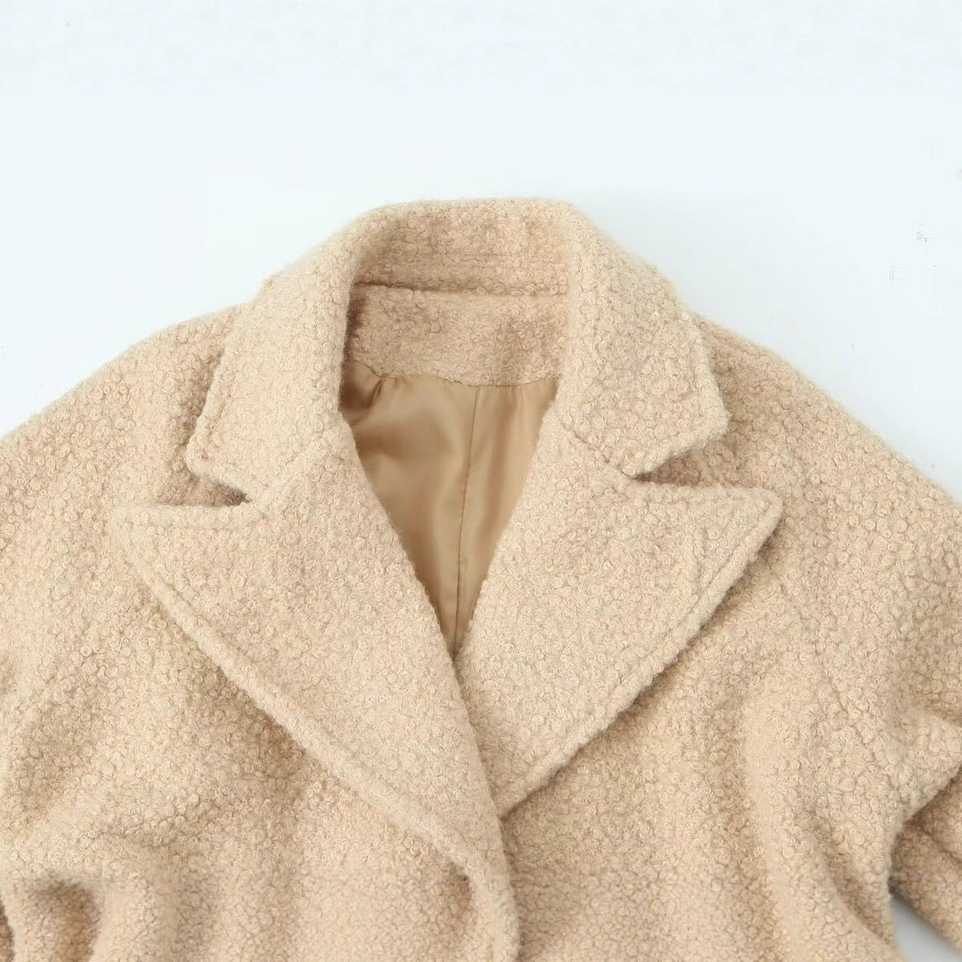 Drune | Teddy Coat – Double-Breasted Trench Style for Women