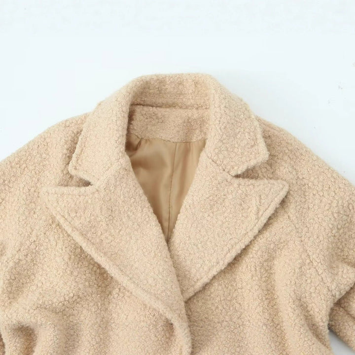 Drune | Teddy Coat – Double-Breasted Trench Style for Women