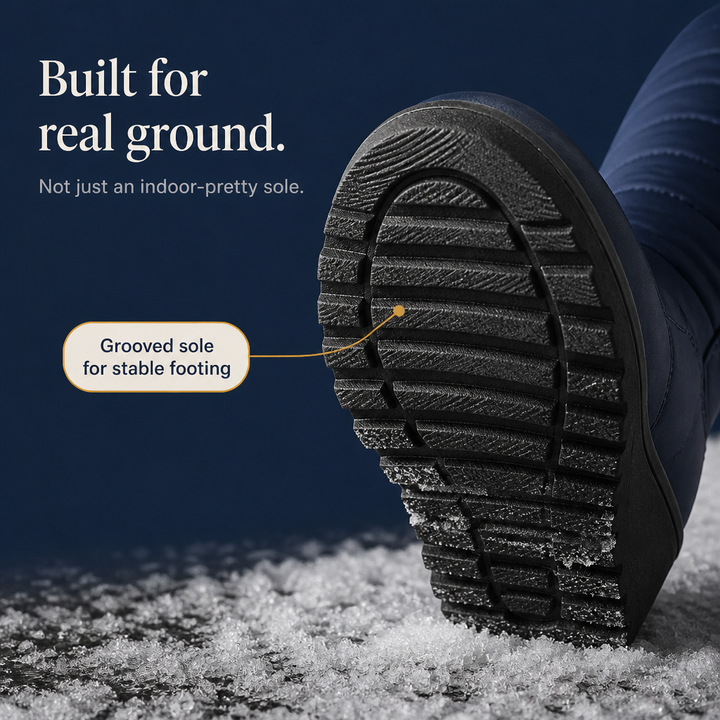 Duvella | Quilted Tall Winter Boots – Cozy Faux Fur Design for Women