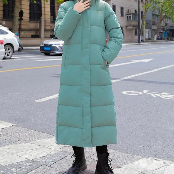 York Fashion | Long Puffer Coat – Quilted Maxi Style for Women
