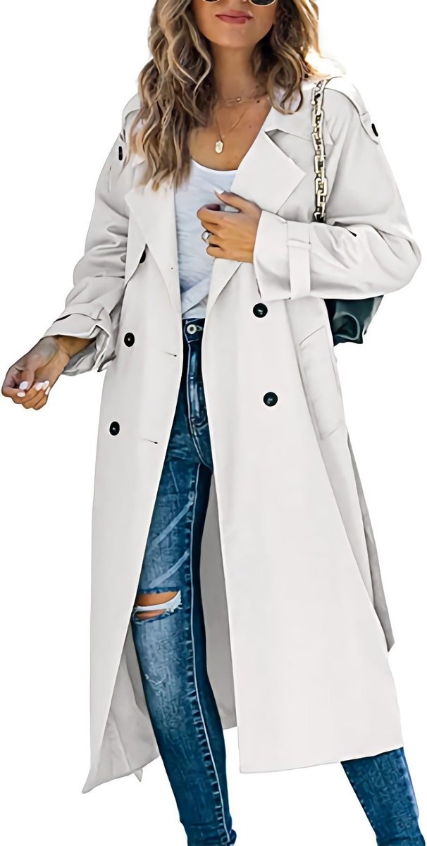 Astrid | Trench doppiopetto oversize ed elegante da donna