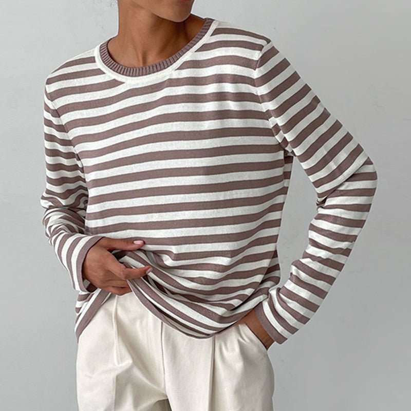Marina | Nautical Striped Cotton Sweater