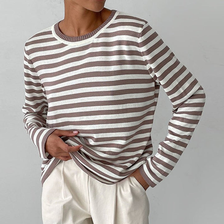 Marina | Nautical Striped Cotton Sweater