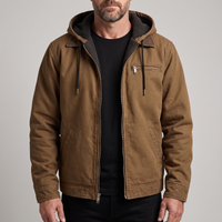 Mason | Sherpa-Lined Cotton-Canvas Hooded Bomber Jacket