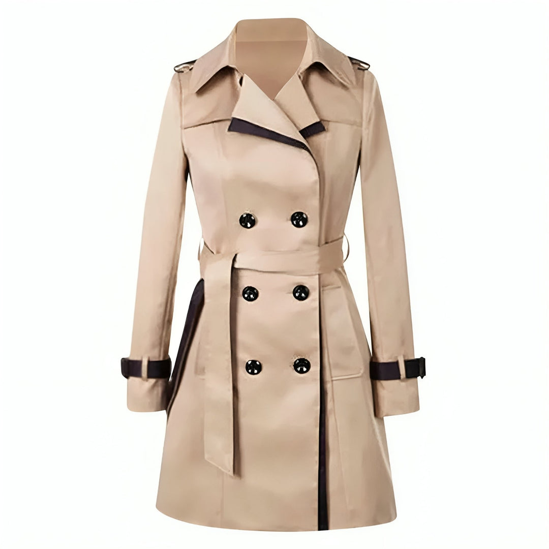 Isla | Stilvoller langer Trenchcoat für Damen