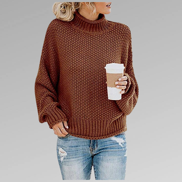 Victoria | Strickpullover mit Stehkragen