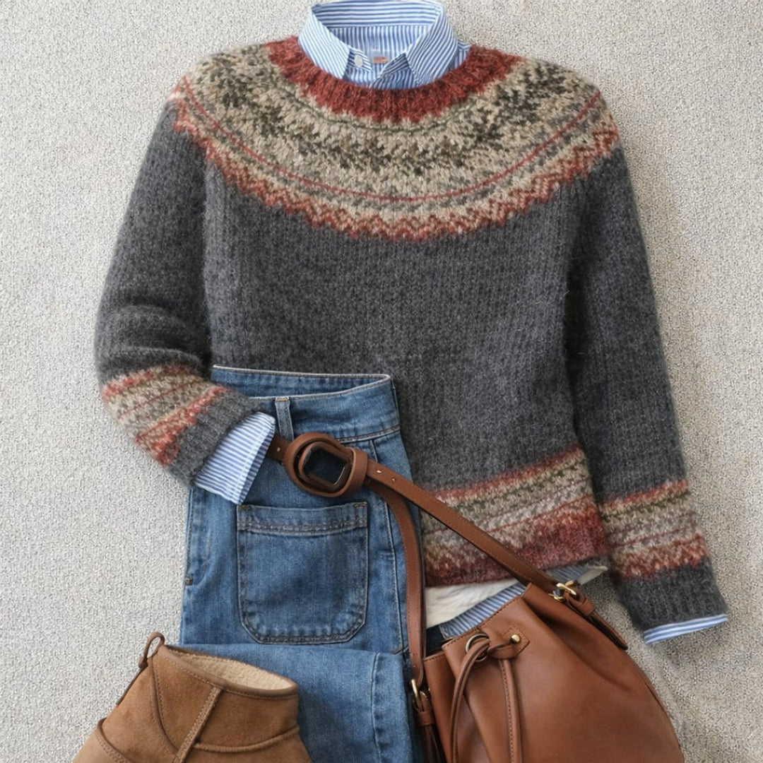 Emilia | Nordic Knit Sweater – Relaxed Style for Women