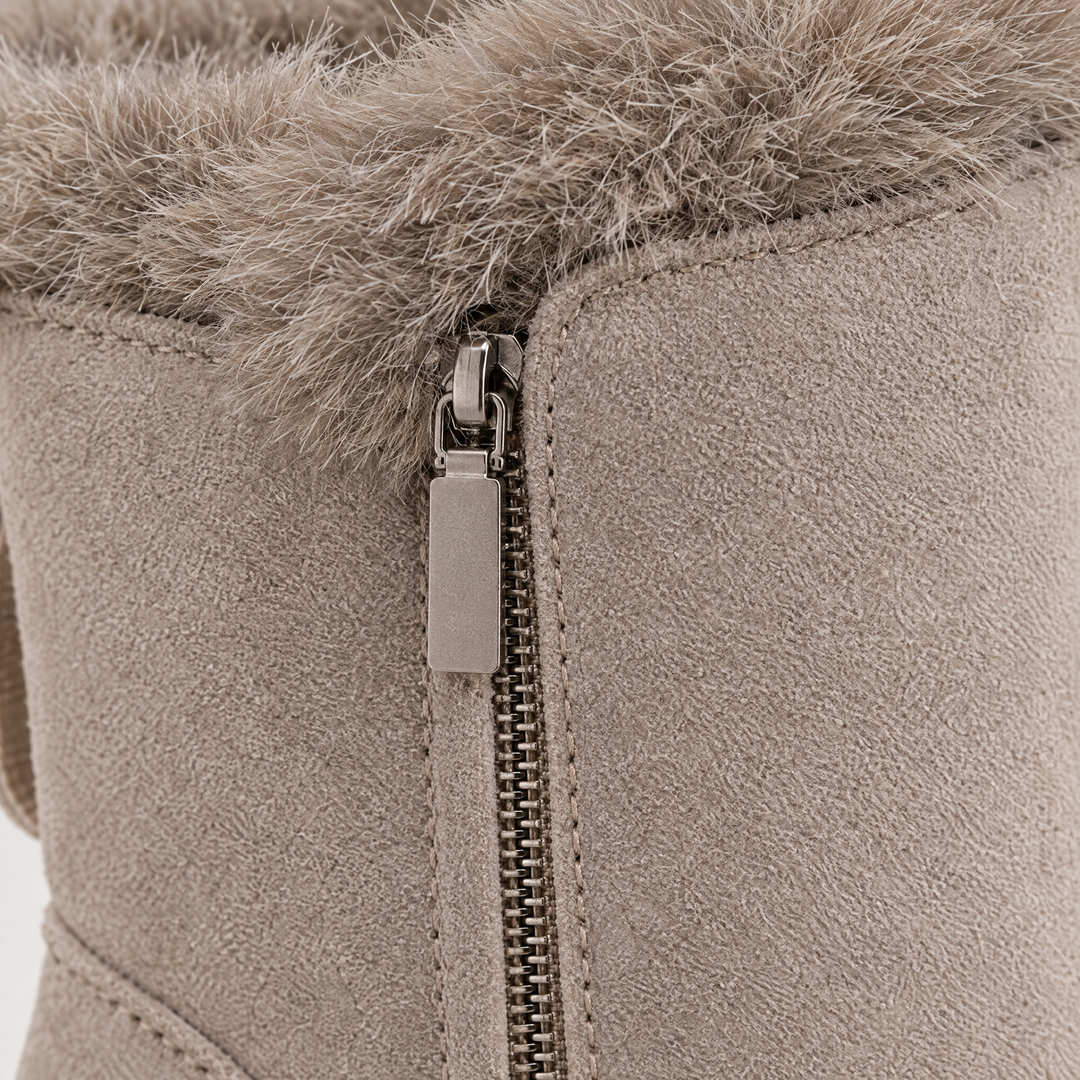Clea | Winter Ankle Boots – Cleated Sole Shape for Women