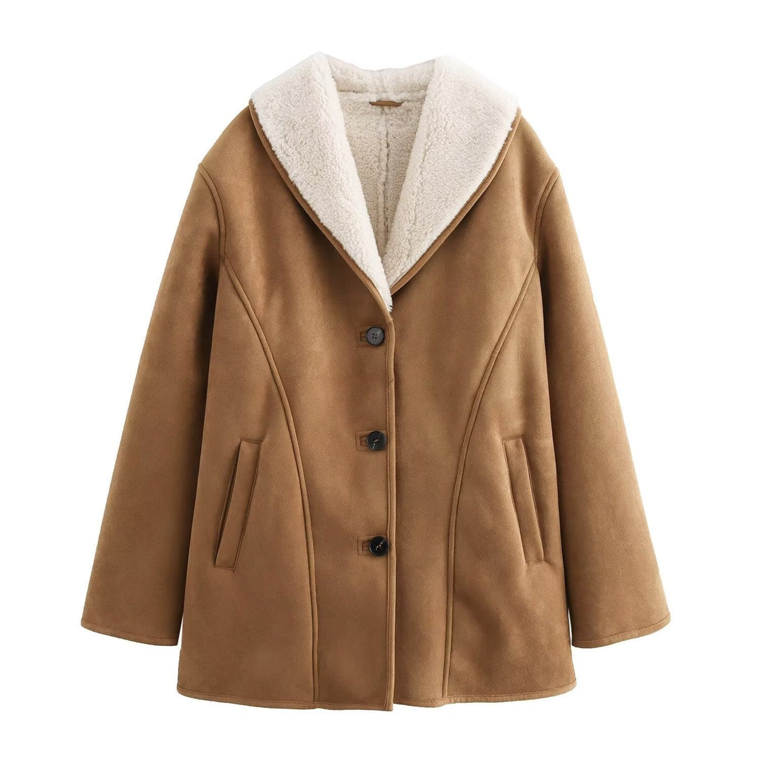 Drune | Short Coat – Cozy Teddy Lining for Women