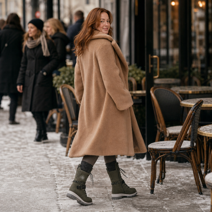 Cozette | Knit-Shaft Chelsea Boots – Comfortable Winter Style