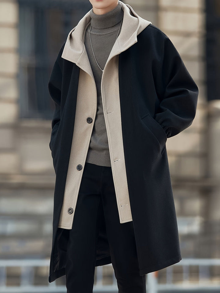 Harrison | Hooded Longline Coat – Refined Style for Women