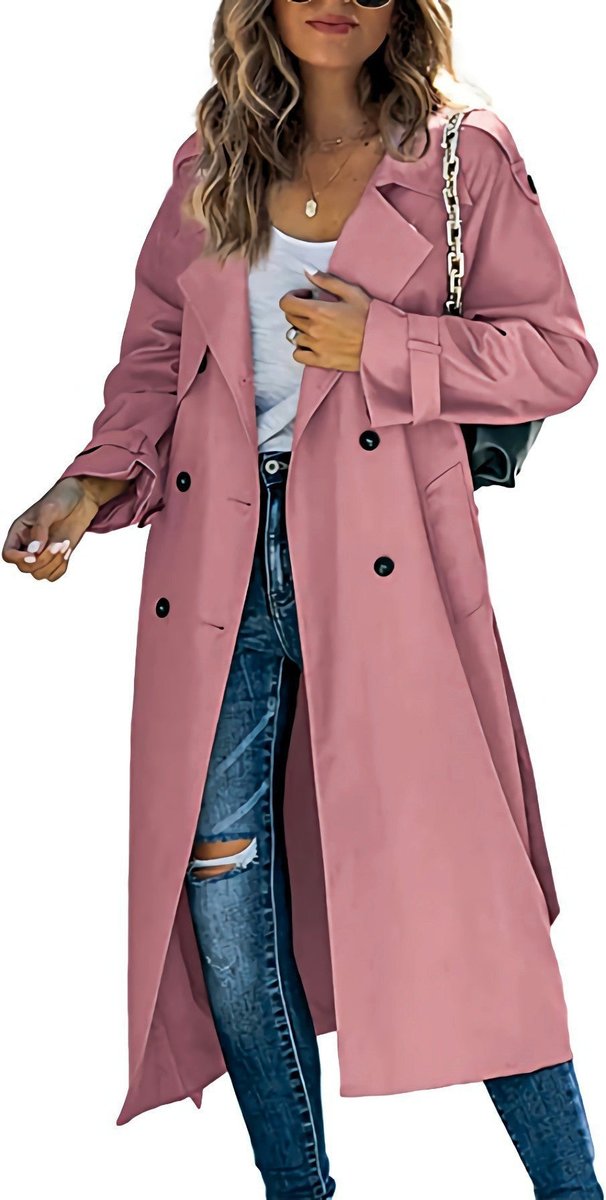 Astrid | Trench doppiopetto oversize ed elegante da donna