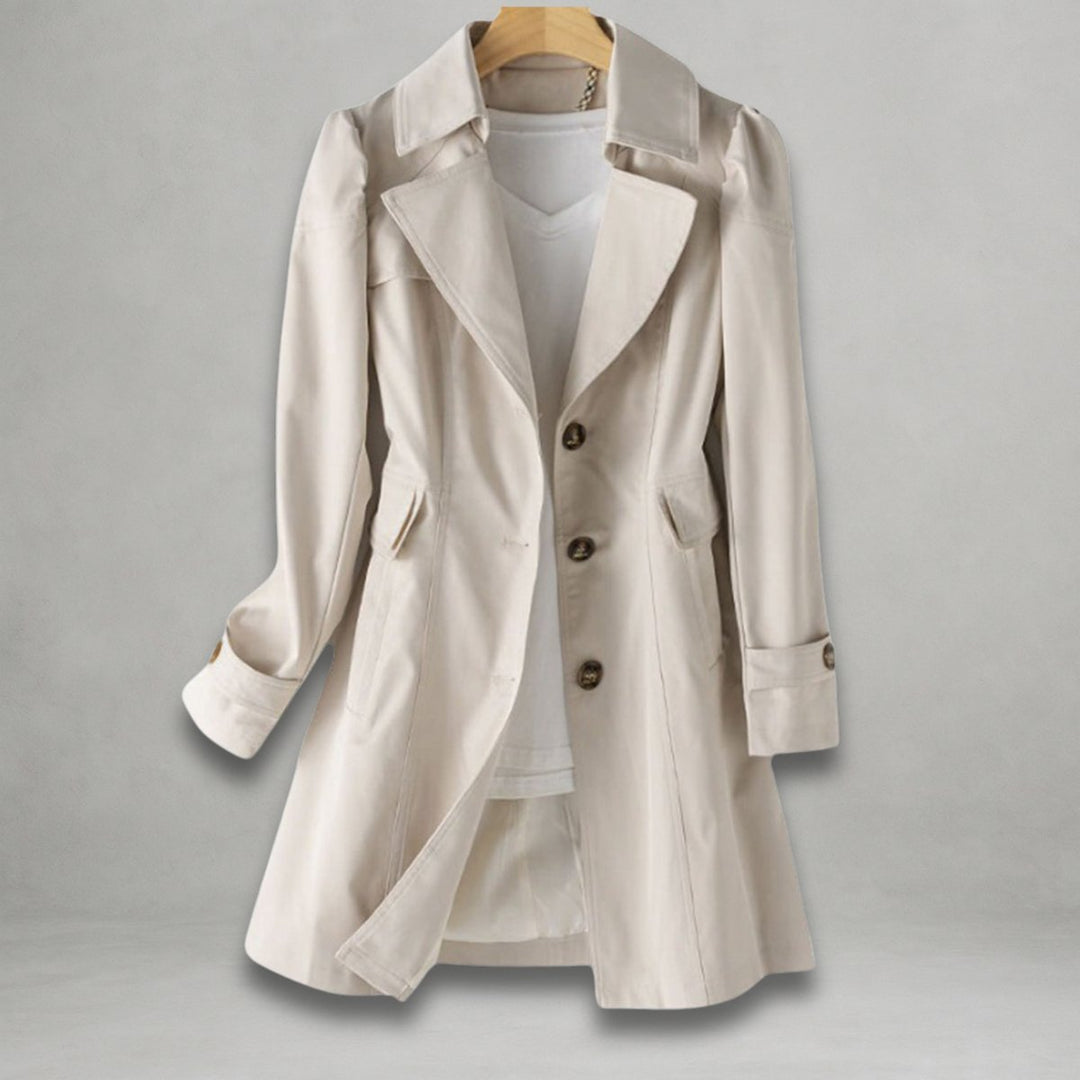 Colette | Women's Elegant Tailored Cotton-Nylon Trench Coat
