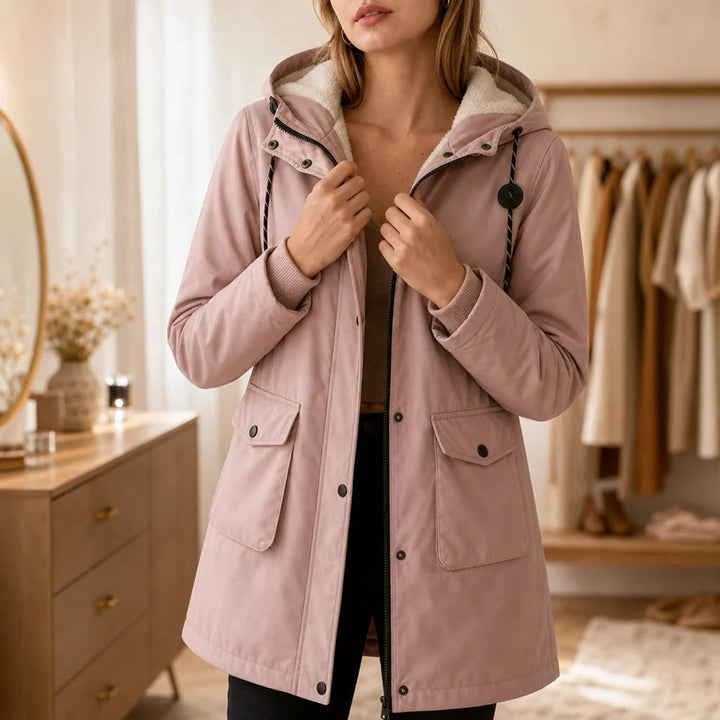 Everwarm | Long Hooded Parka for Women – Stylish Warmth