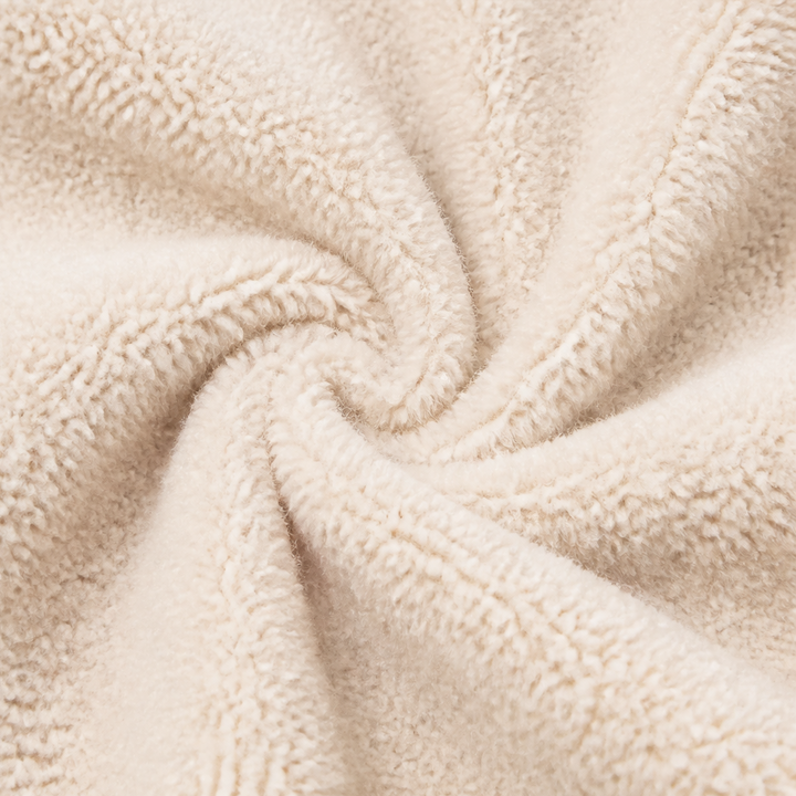 Plushlynn | Plush Teddy Coat with Faux Leather Trim