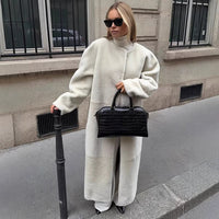 Colette | Cappotto teddy lungo oversize minimalista