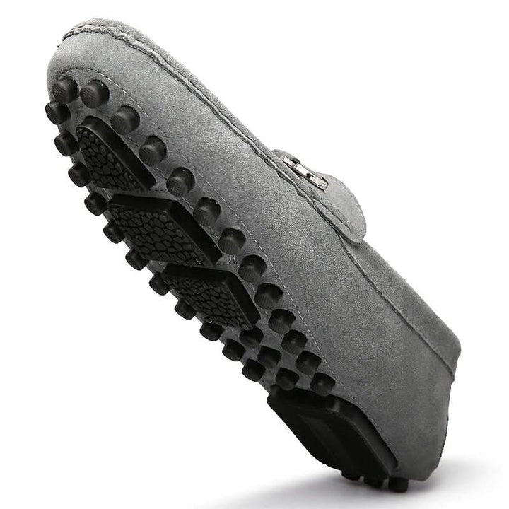 Enzo | Suede Bit-Detail Driving Loafers - Image 3