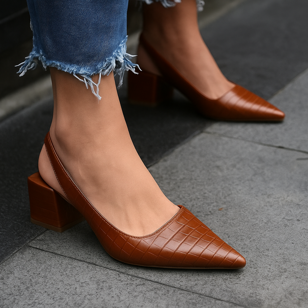 Vivienne | Elegant Orthopedic Block Heels for Special Occasions 1