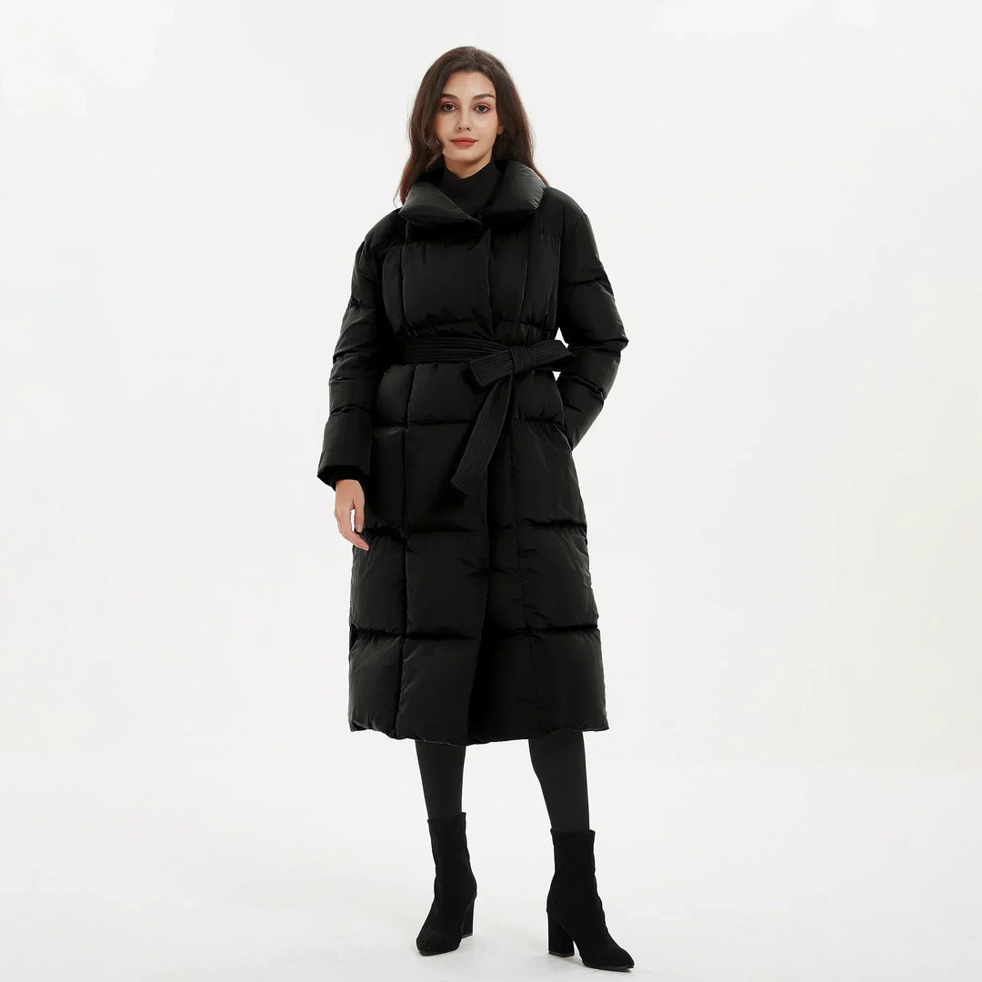 Velora | Quilted Puffer Coat – Stylish Mid-Length Design for Women