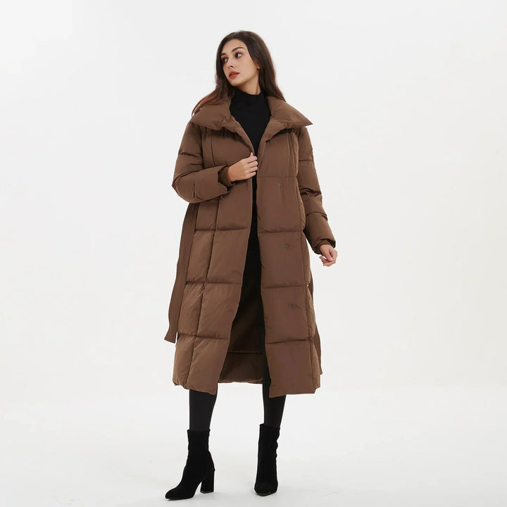 Velora | Quilted Puffer Coat – Stylish Mid-Length Design for Women