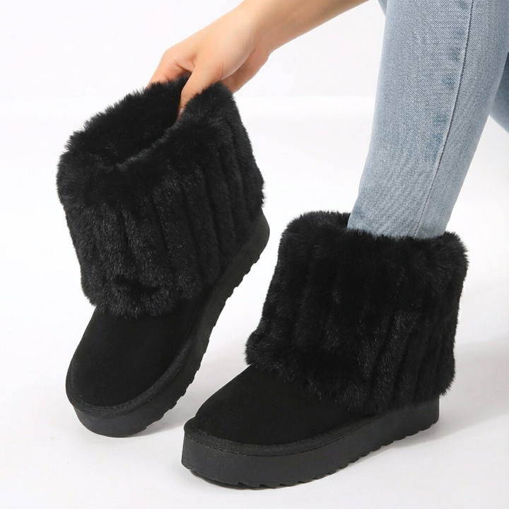 Nolia | Fur Boots – Plush Faux-Fur Style for Comfort