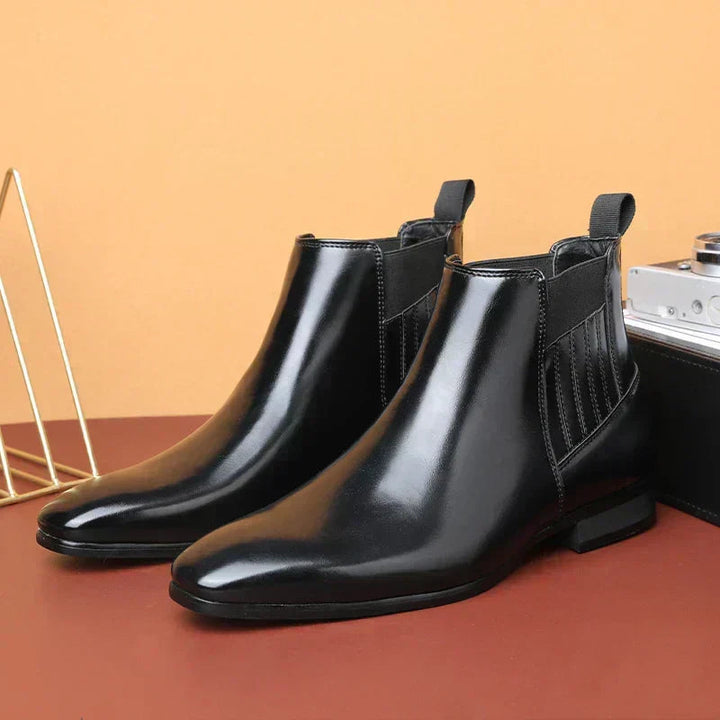 Edwina | Women's Elegant Pointed Toe Chelsea Ankle Boots