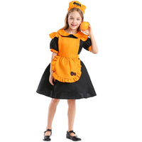 Poppy | Ruffled Pumpkin Fairy Costume Halloween Dress