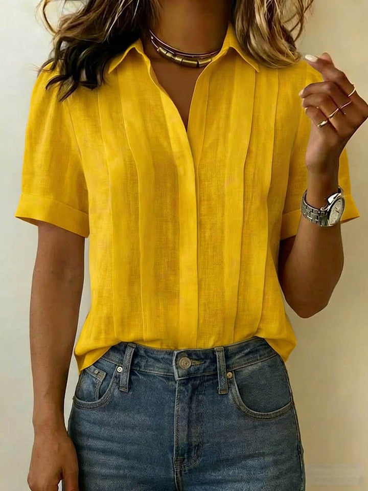 Maren | Short-Sleeve Blouse – Timeless and Versatile Style