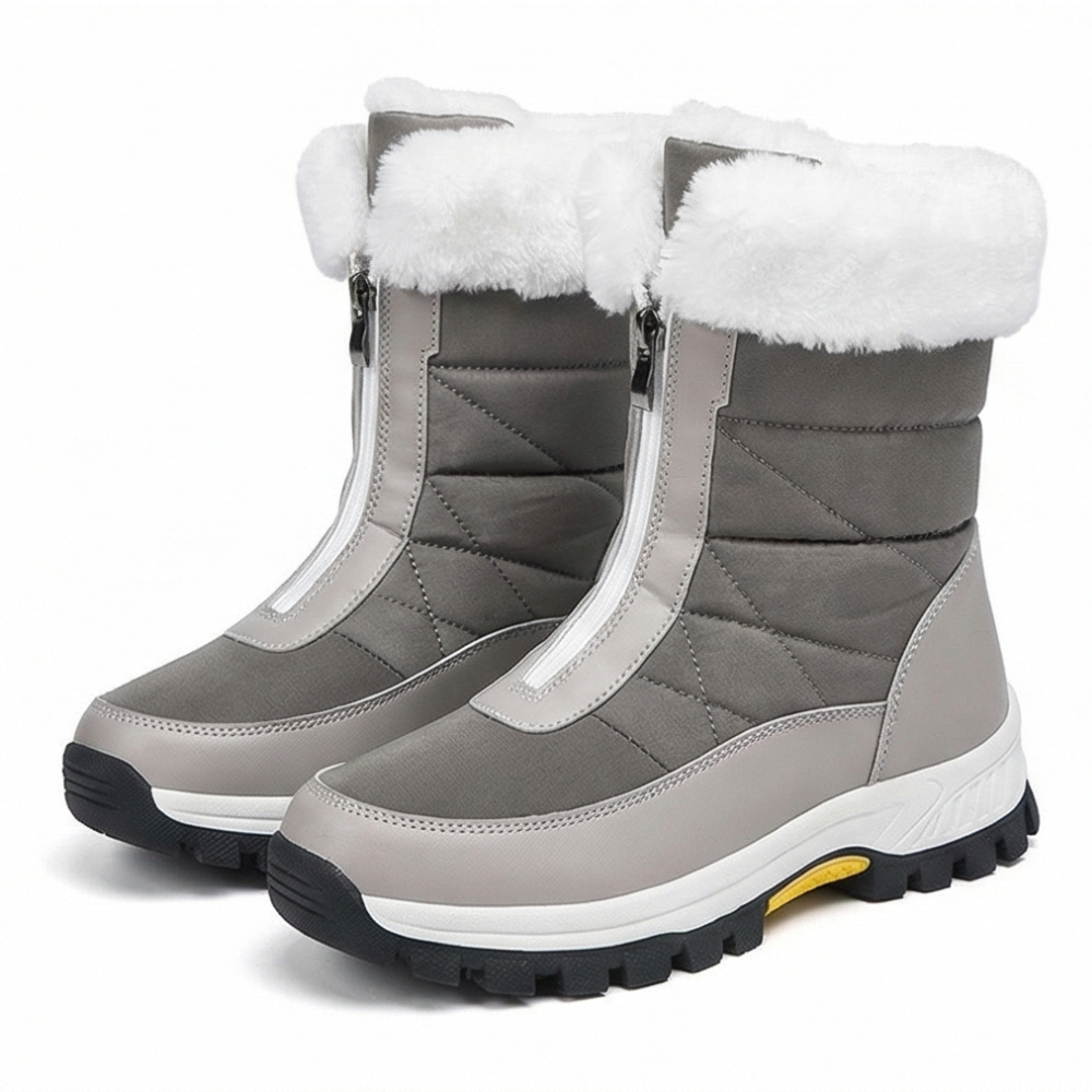Frostara | Waterproof Winter Boots – Fur Lined & Traction Sole