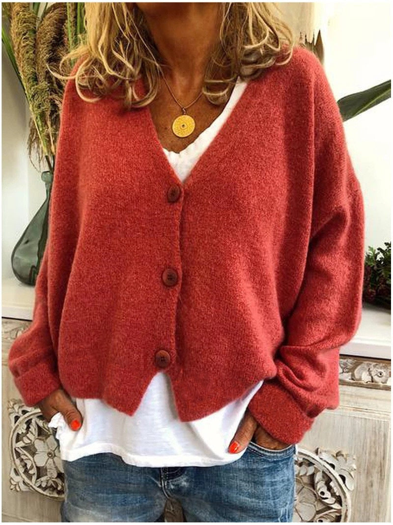 Evelyne | Cardigan elegante e leggero da donna in maglia
