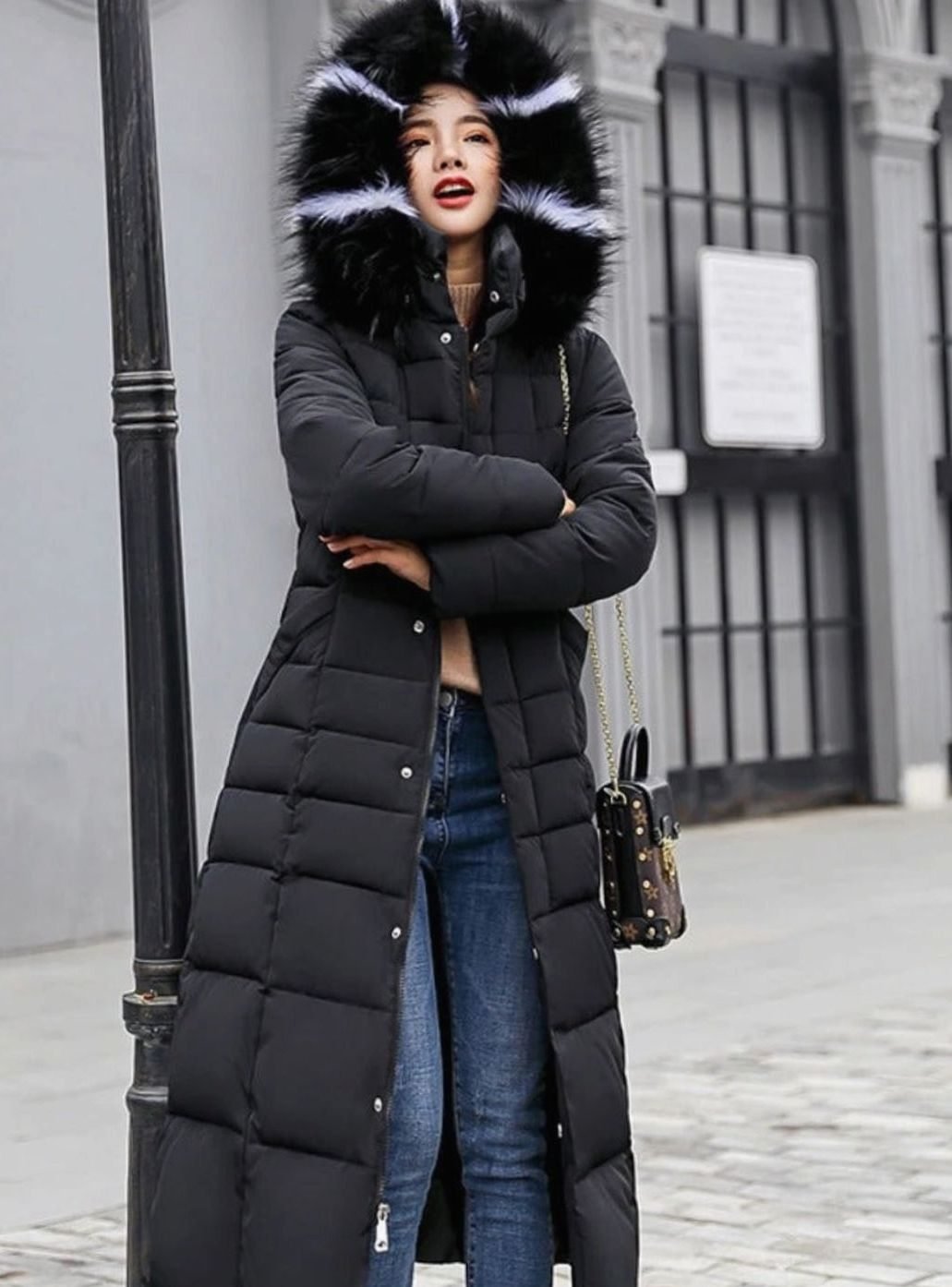 Pavella | Puffer Coat – Maxi Quilted Style for Women