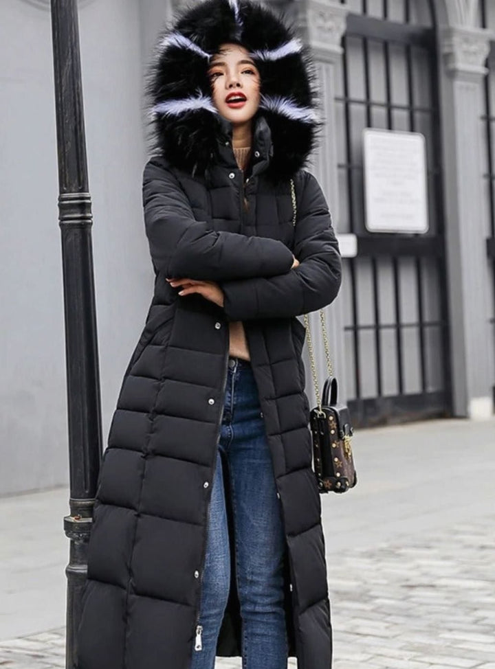 Pavella | Puffer Coat – Maxi Quilted Style for Women