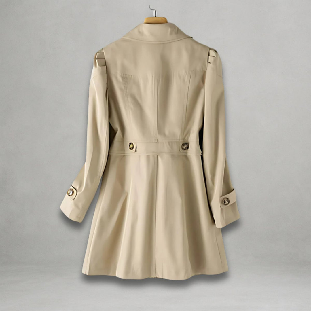 Colette | Women's Elegant Tailored Cotton-Nylon Trench Coat