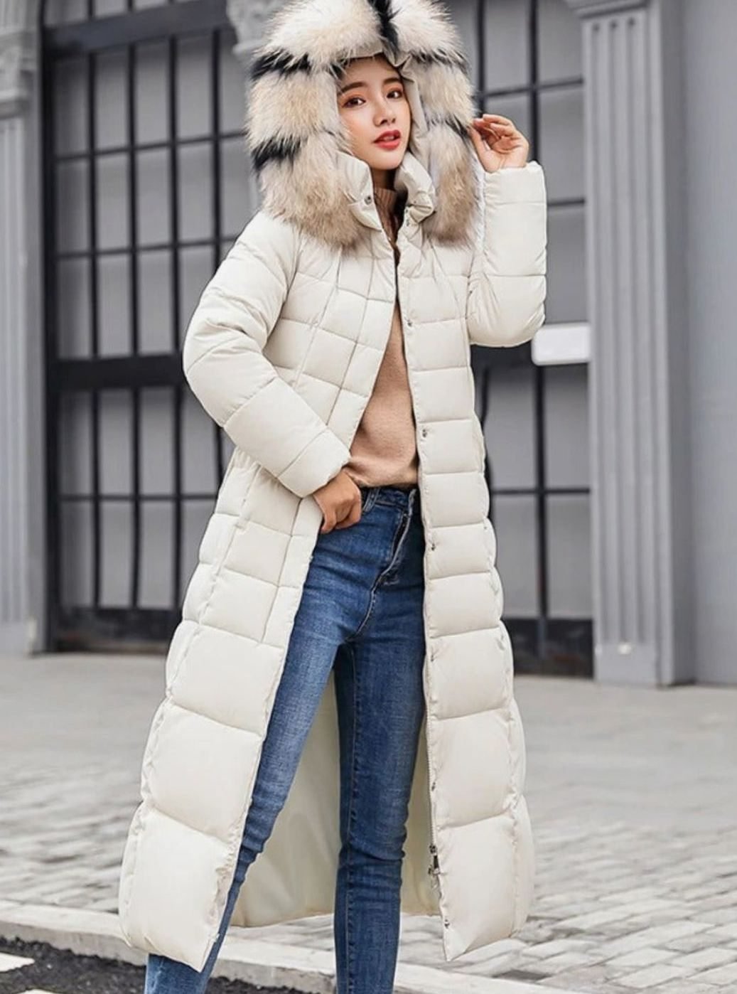 Pavella | Puffer Coat – Maxi Quilted Style for Women