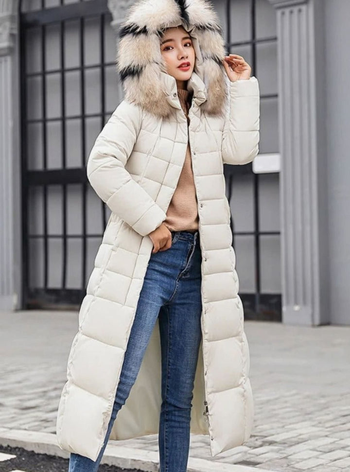 Pavella | Puffer Coat – Maxi Quilted Style for Women
