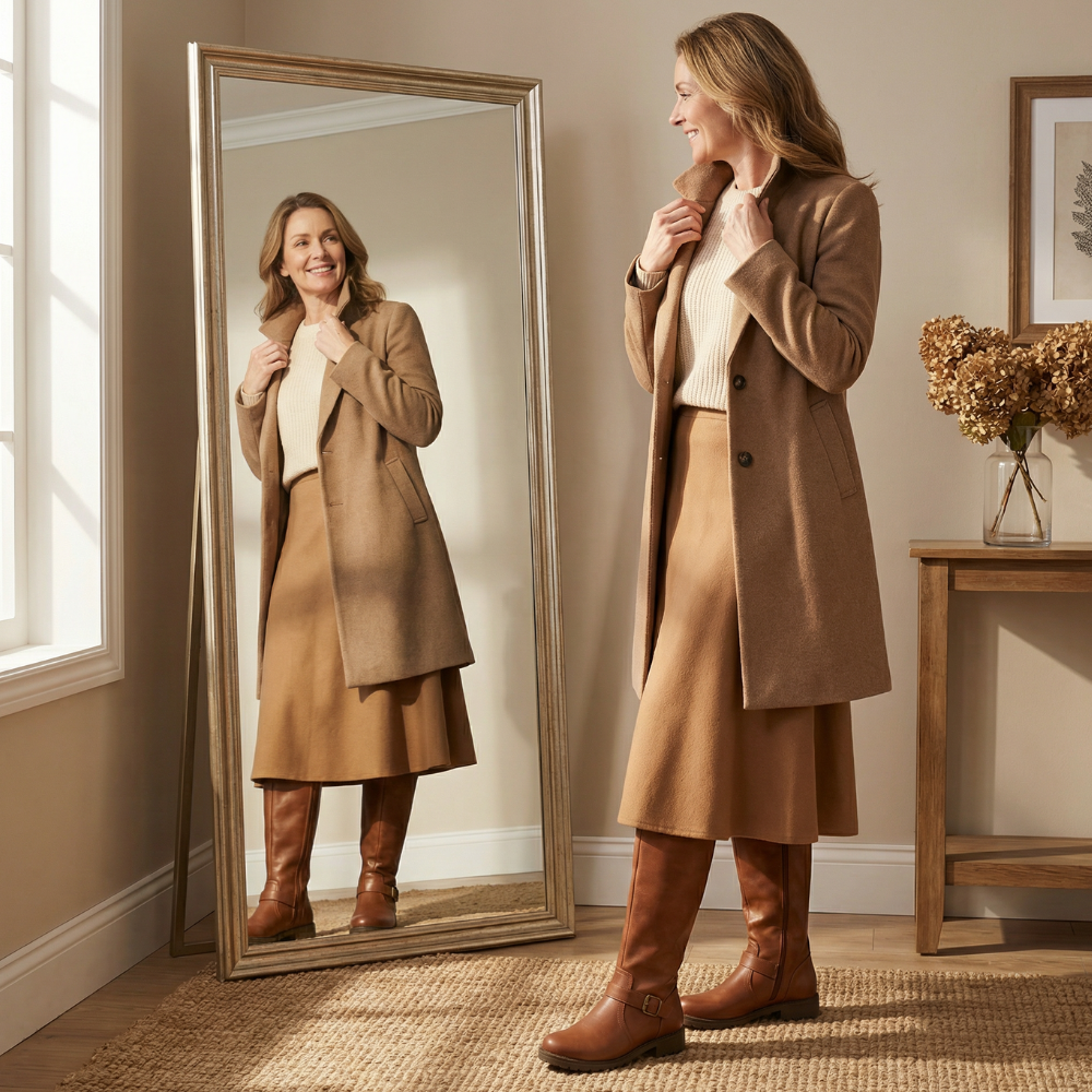 Ridella | Knee High Riding Boots – Classic Buckle Detail