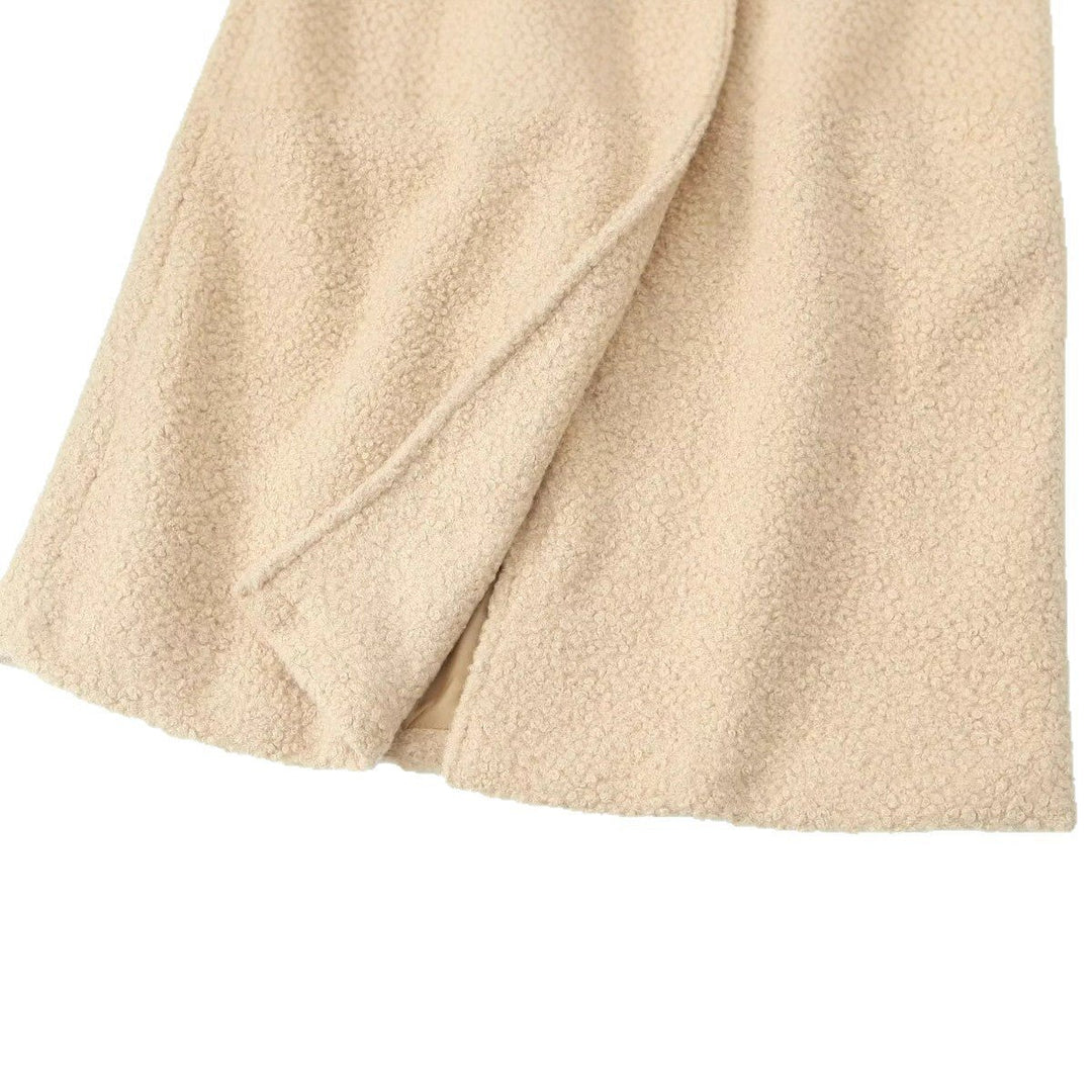 Drune | Teddy Coat – Double-Breasted Trench Style for Women