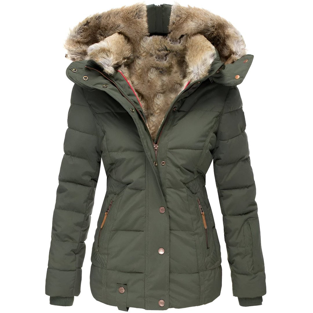 Bettina | Fitted Winter Jacket with Hood for Women