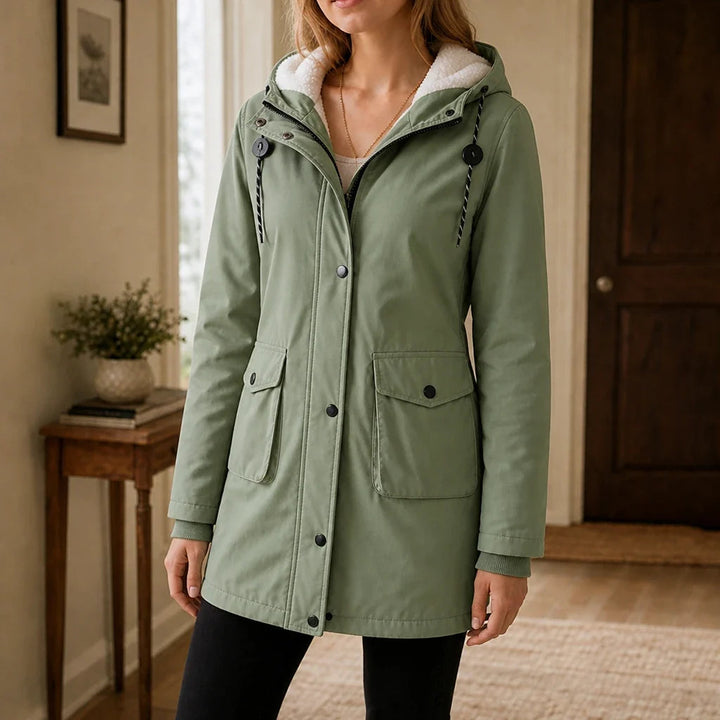 Everwarm | Long Hooded Parka for Women – Stylish Warmth