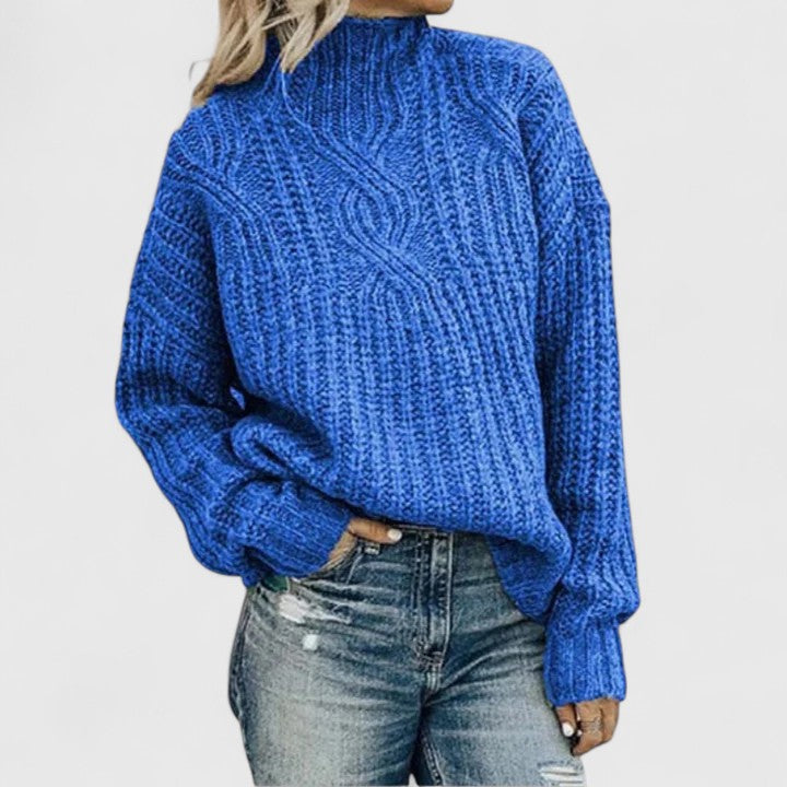 Natalie | Classic Cable Knit Sweater