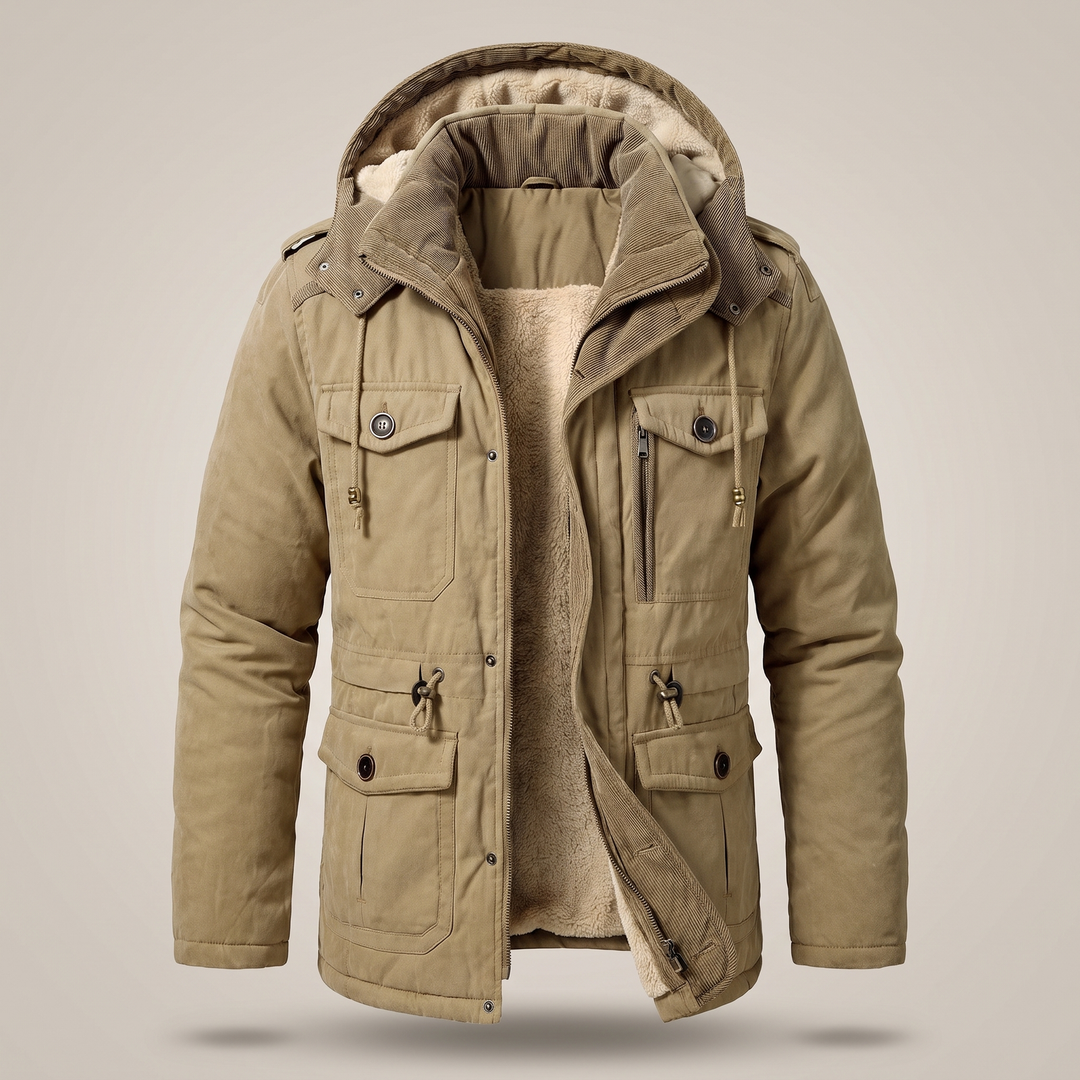 Valtor | Hooded Winter Coat – Practical Style for Men