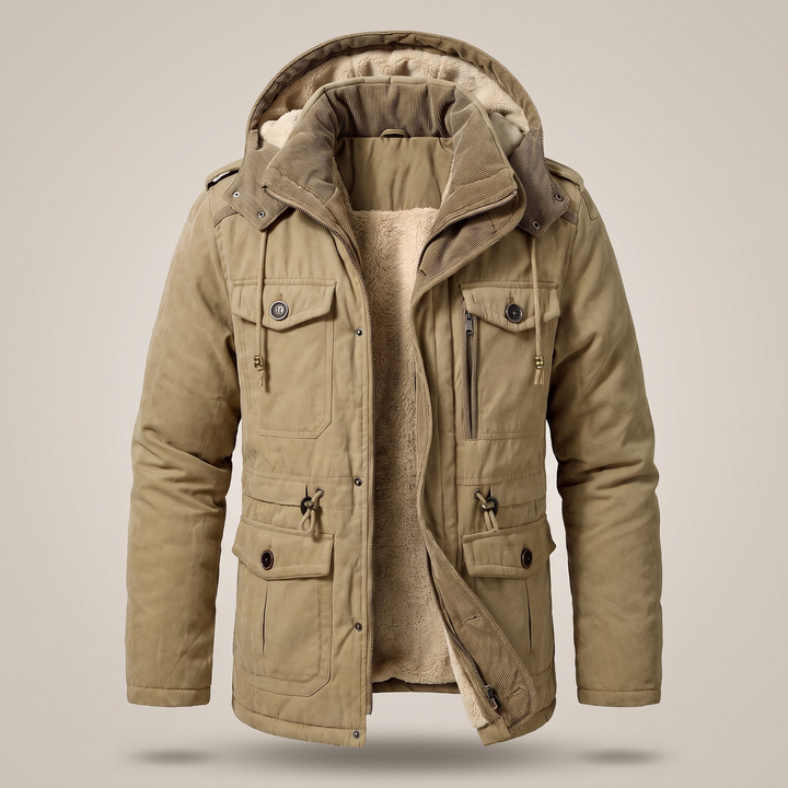 Valtor | Hooded Winter Coat – Practical Style for Men